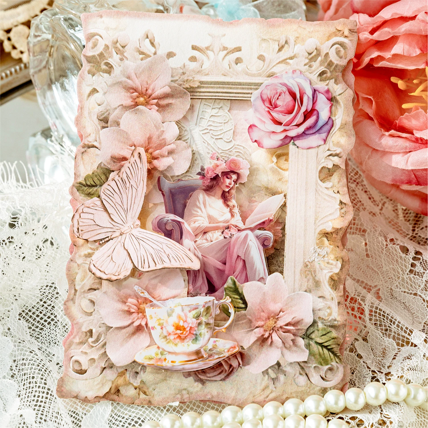 Memory Post Office Series Retro Message Paper, Memo Sub, 6 paquets, uno