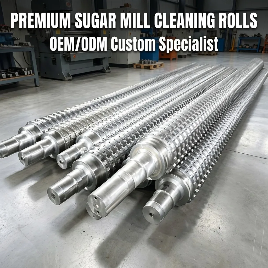 Yogie Nonstandard Custom High Quality Cold Rolling Groove Mill Sugar Mill Gear Roller Shaft for Mill Machine Alloy Steel 42CrMo