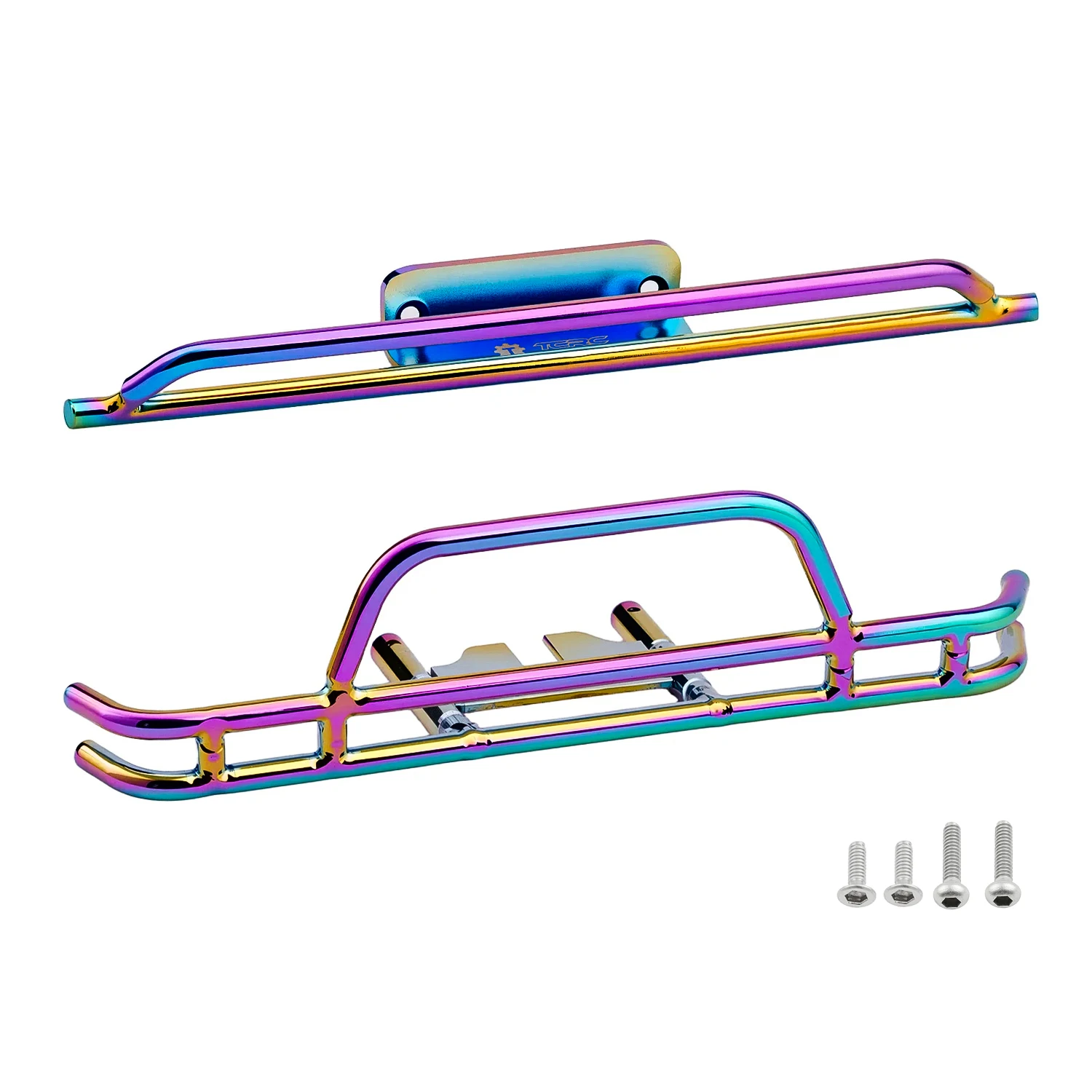 TCRC Metal Front and Rear Bumpers Set for 1/18 HPI Venture18 Upgrade Parts