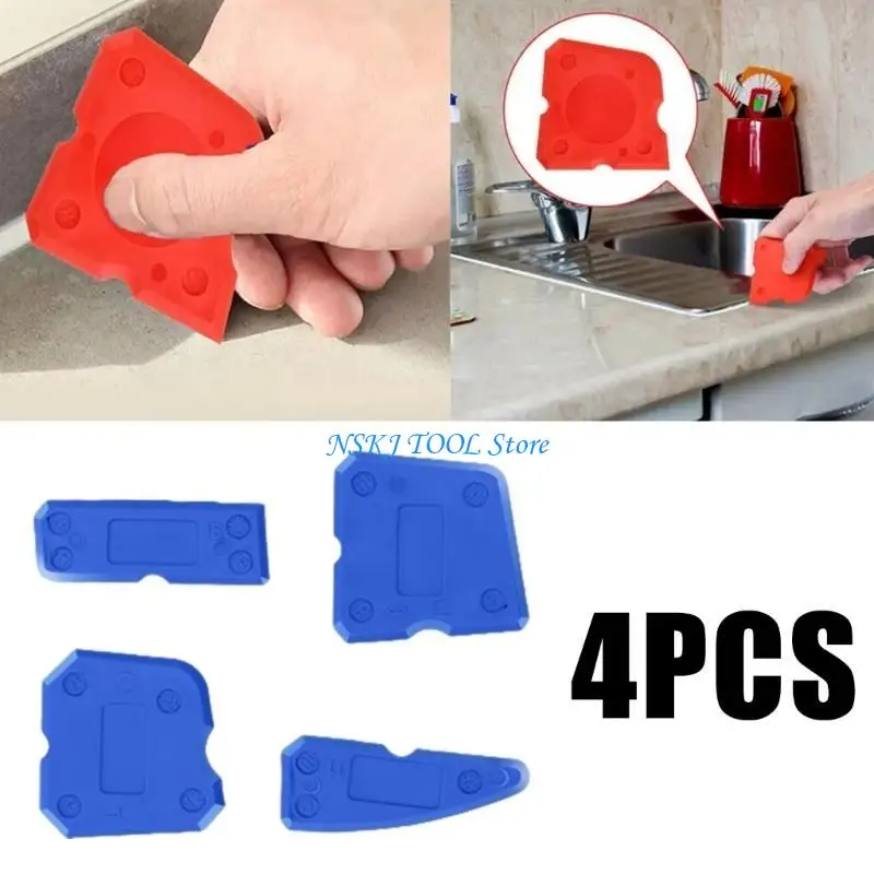 

L8RC Pack Of 4 Plastic Grout Remover Tool Tile Joint Cleaners With Ergonomic Designing For Easy Use Home Decoration Projects