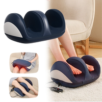 Electric Foot Massager Shiatsu Kneading Deep Tissue Heated Roller Calf Relief Fatigue Muscle Vibrator Machine Leg/Arm Relaxation
