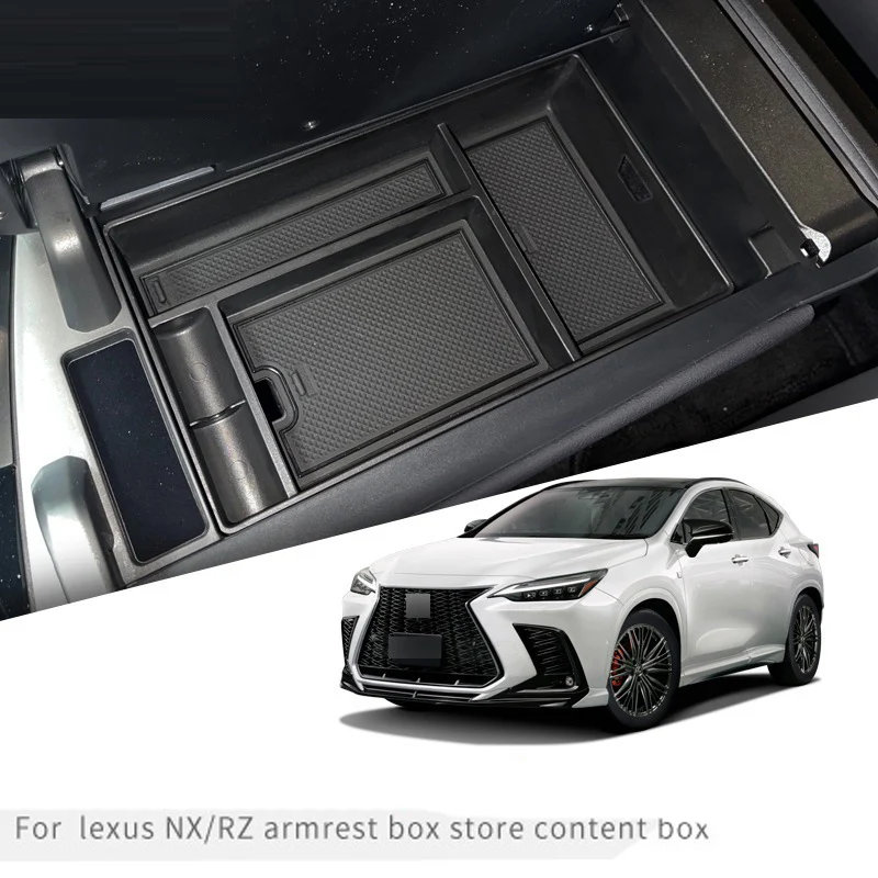 

Armrest Box For Lexus RZ/NX 2023 2024 2025Car Center Console Armrest Storage Box Organizer Case Tray Interior Accessories