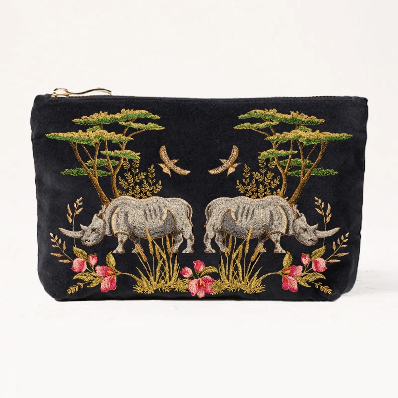 

Women's cosmetic bag Soft Velvet Elegant Women Evening Purse Retro Bridal Wedding Handbag for Fashion Accessory Clutch Bag