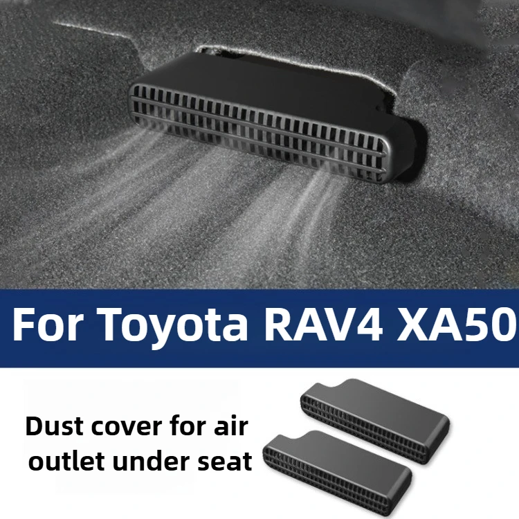 

Seat Under Air Vent Dust Cover For Toyota RAV4 XA50 Accessories 2026/2025 Premium ABS Material Anti-Clog Waterproof 2020-2024