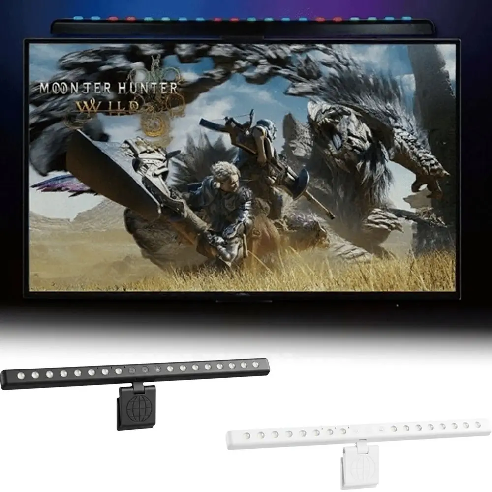 RGB Atmosphere Monitor Light Bar Touch Control Music Rhythm RGB LED Lighting LED Lighting Dimming Function Screen Hanging Lamp