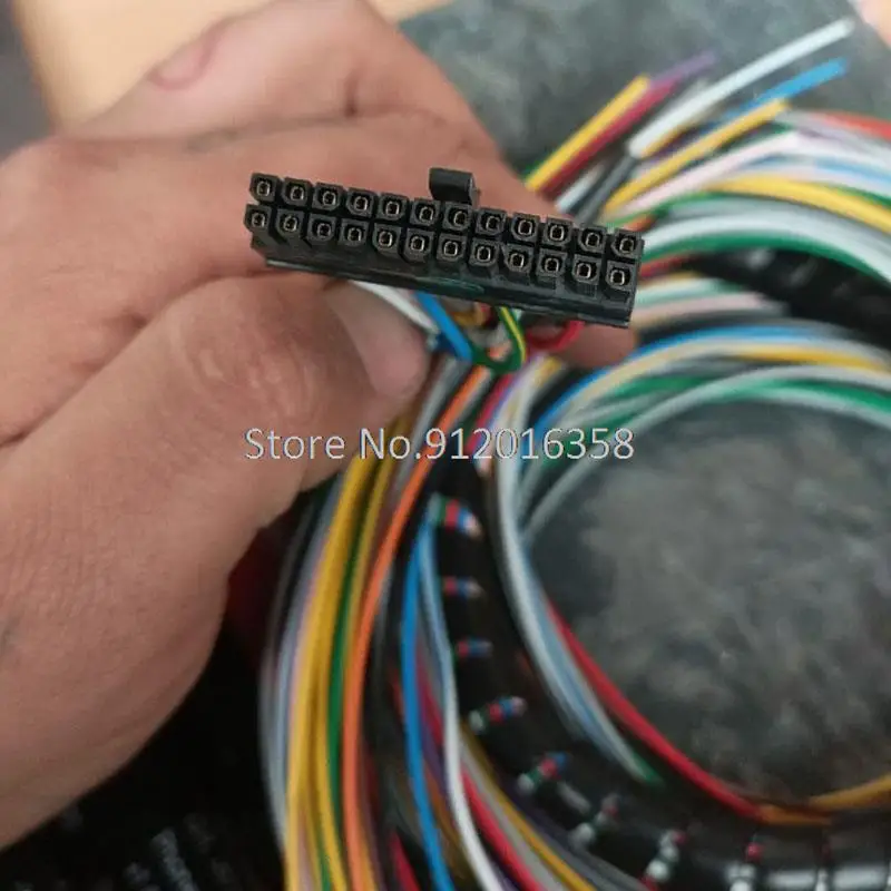 2.5M 24PIN 20AWG Micro-Fit 3.0 43025 WM2492-ND 24POS Molex 3.0 2x12pin 0430252400 Molex 3.0 wire harness