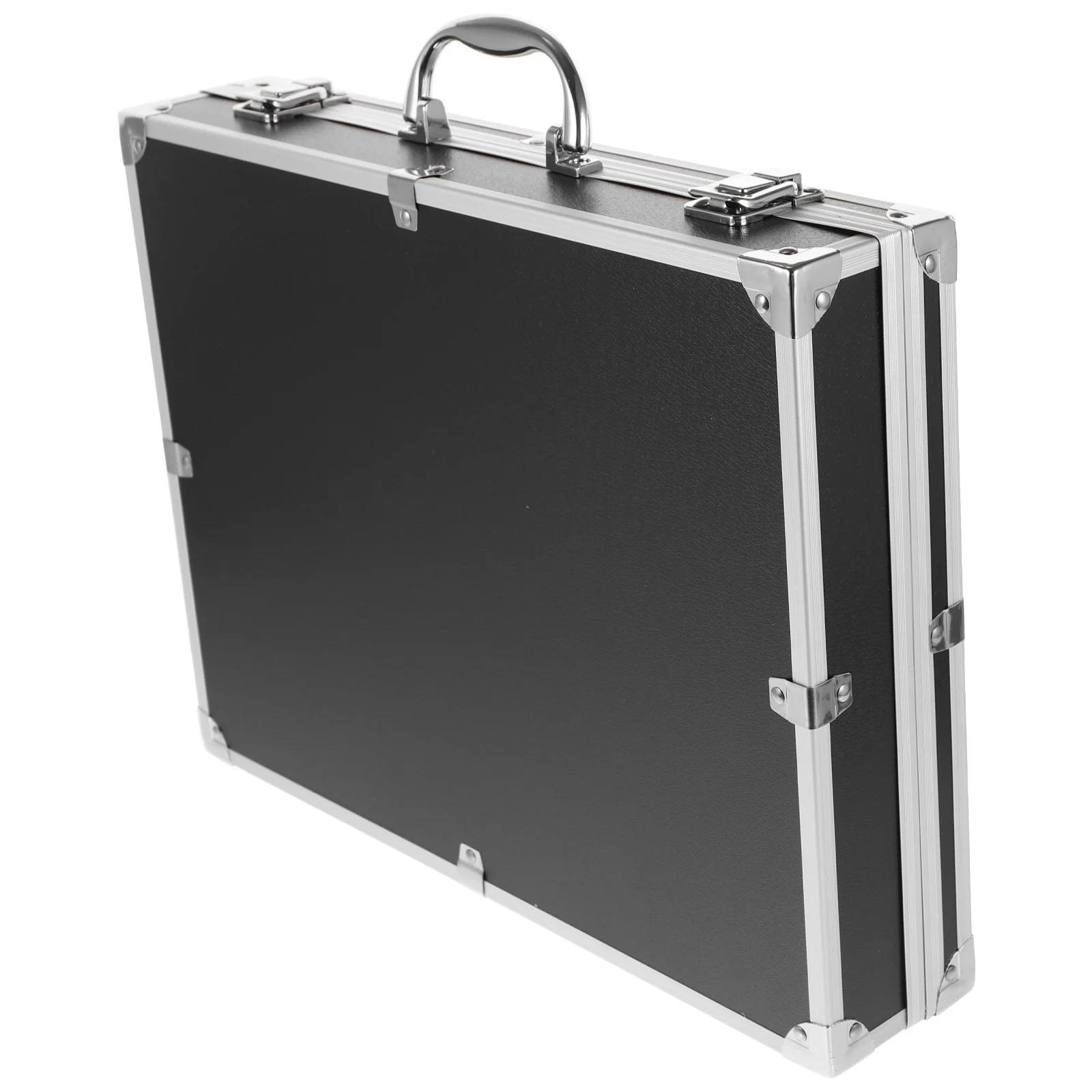 

Lockable Aluminum Alloy Tool Box Portable Case Large Capacity Organizer Storage Container for Travel Workshop Business