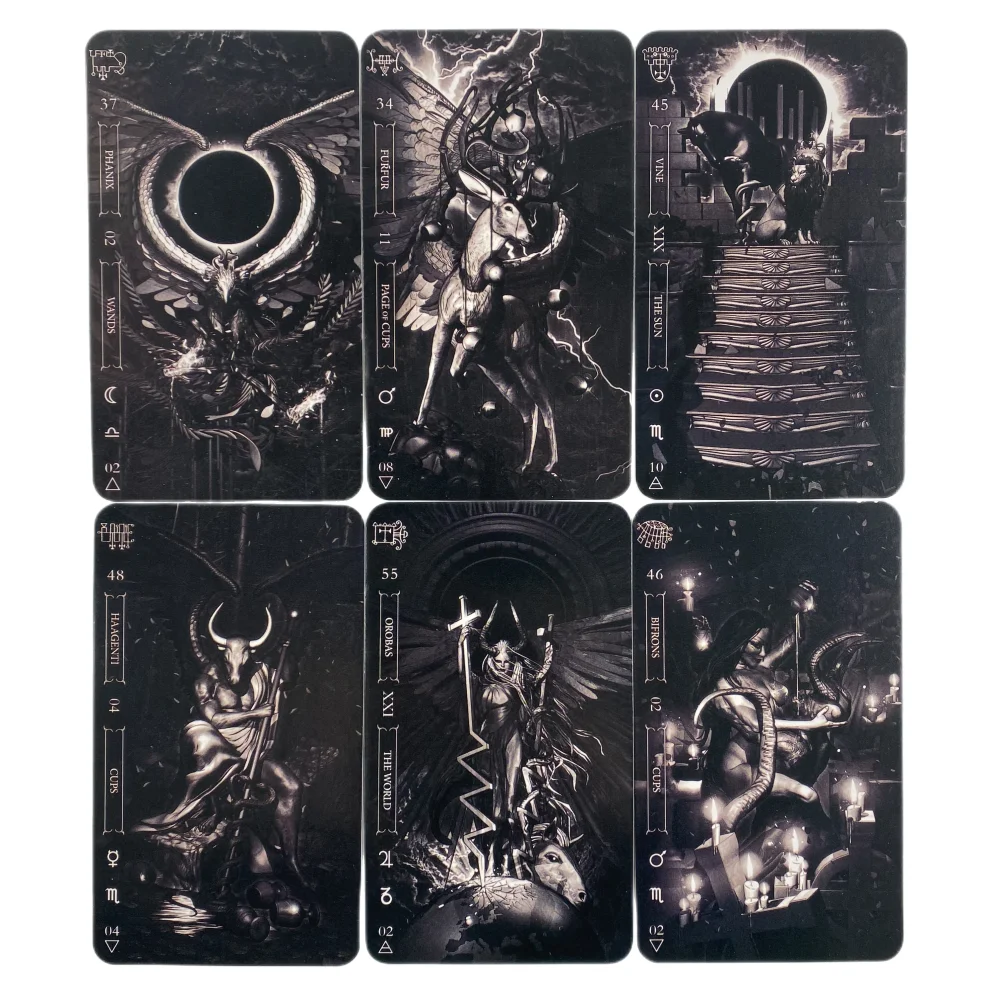 Tarot In Darkness Cards A 78 Deck Oracle English Divination Edition Borad Playing Games