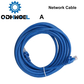 QDHWOEL Ruida RDC6442S RDC6445G RDC6432 Co2 بطاقة التحكم بالليزر USB تمديد كابل محول كابل الطاقة ومسامير