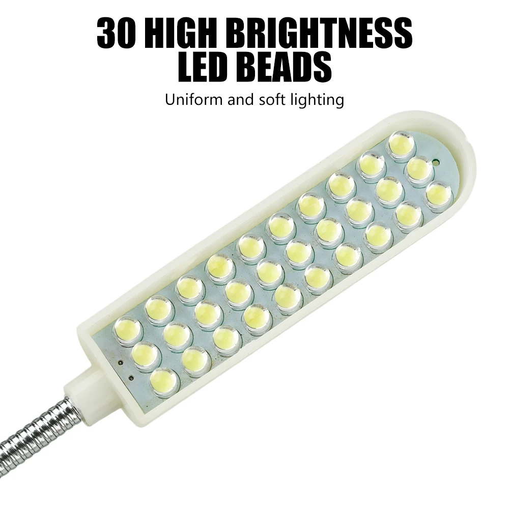 LED-Nähmaschinenleuchte, 30-LED-Nähmaschinen-Arbeitsleuchte, Nähmaschinenlampe, Beleuchtung Geeignet für Nähmaschinen – Detail 6