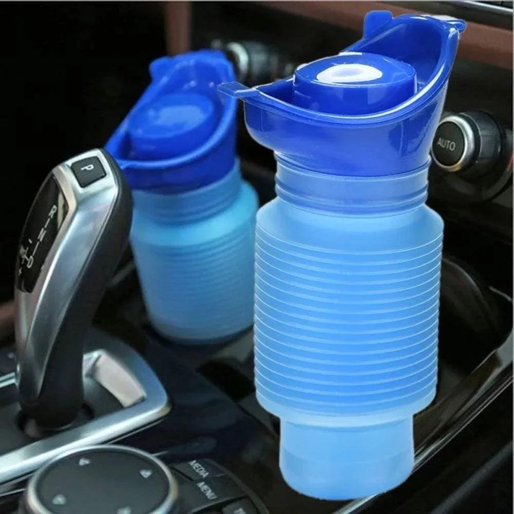 1set Urinal Car Urinal Bucket Outdoor Standing Urine Emergency Squat-Free Travel Urine Portable Toilet