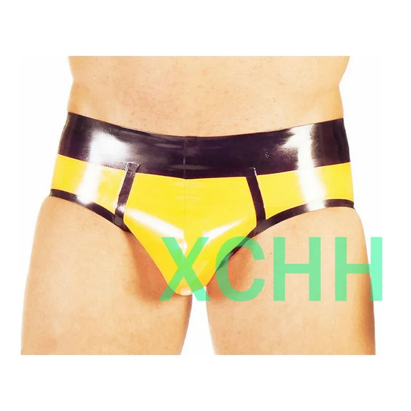 

Latex Shorts Gummi Rubber Sexy Male Short Pants Customized 0.4mm