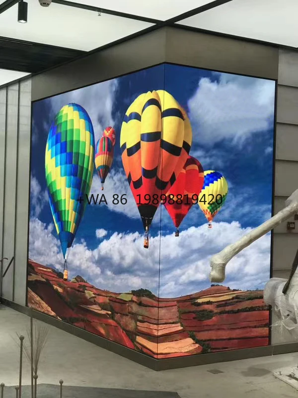 Full Color P1.25 P1.5 P3.91 Indoor Led Screen Led Display Wall Advertising Screen Led Display