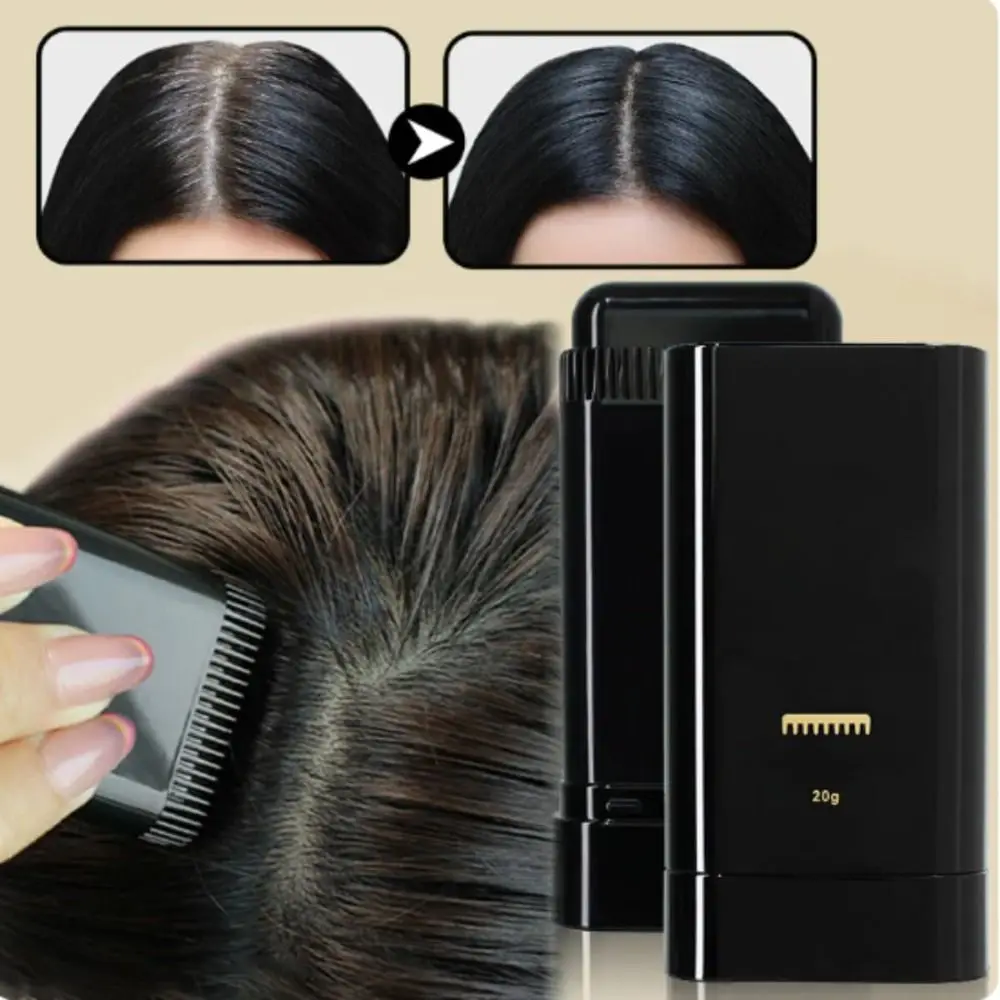 New Waterproof Comb Hair Dye Black Color Easy to Use Hair Colouring Cream Sweat-proof Hair Dye Comb Stick for Gray Hair Coverage
