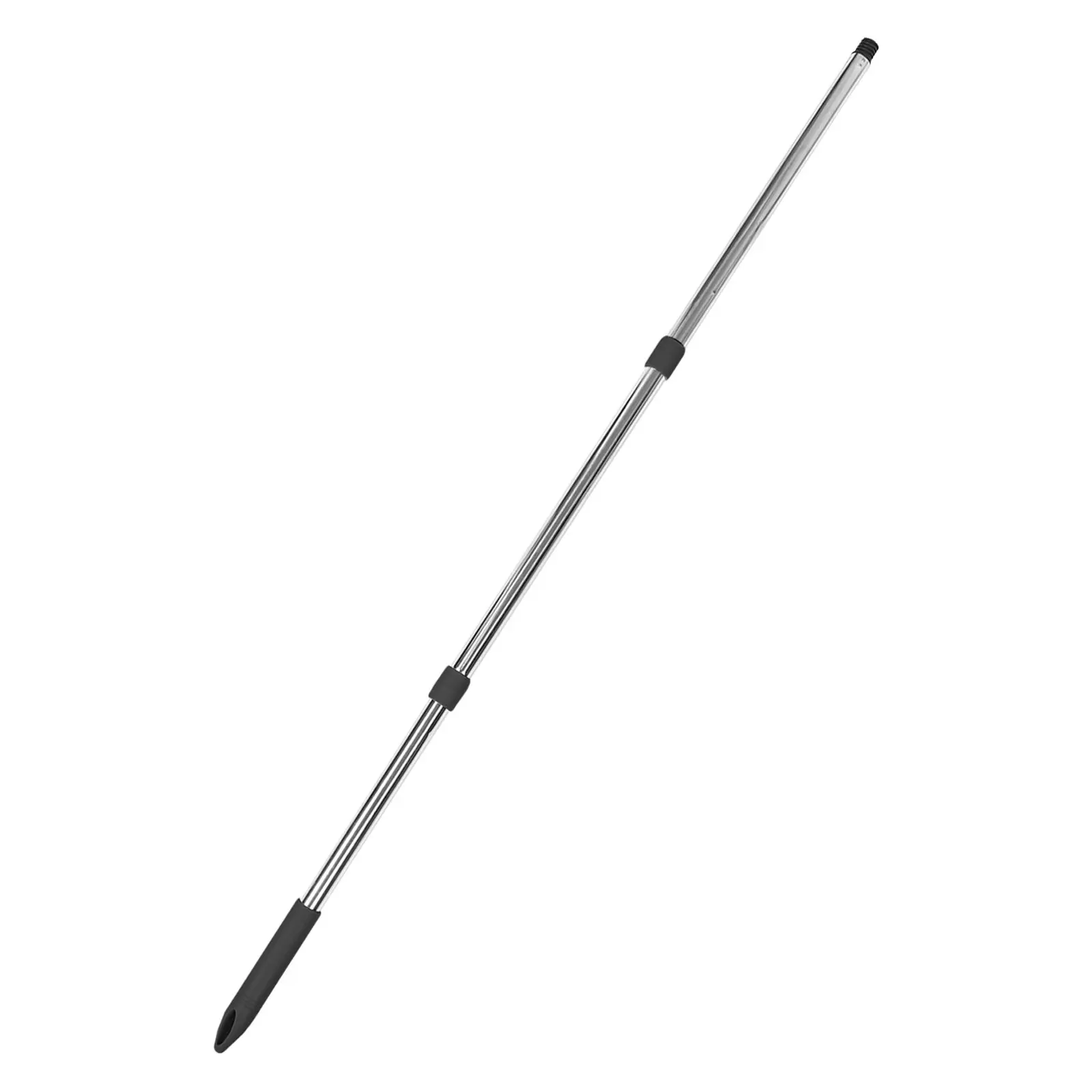 Universal Stainless Steel Three-Section Mop Handle Protective Cover for American German Italian Threaded Mop Broom Replacement