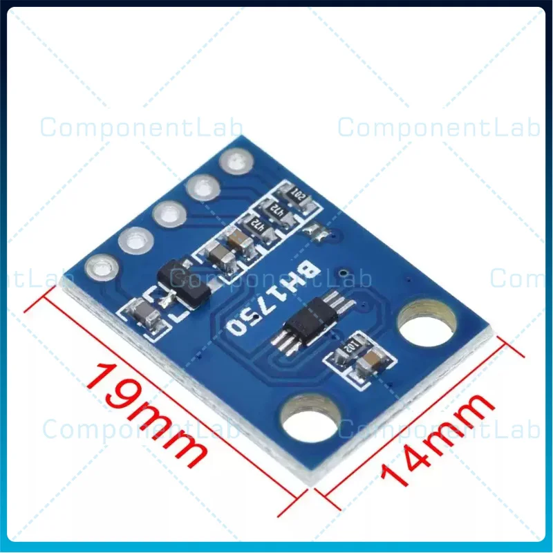 5-25PCS GY-302 Digital Light Intensity Sensor BH1750FVI Module Code