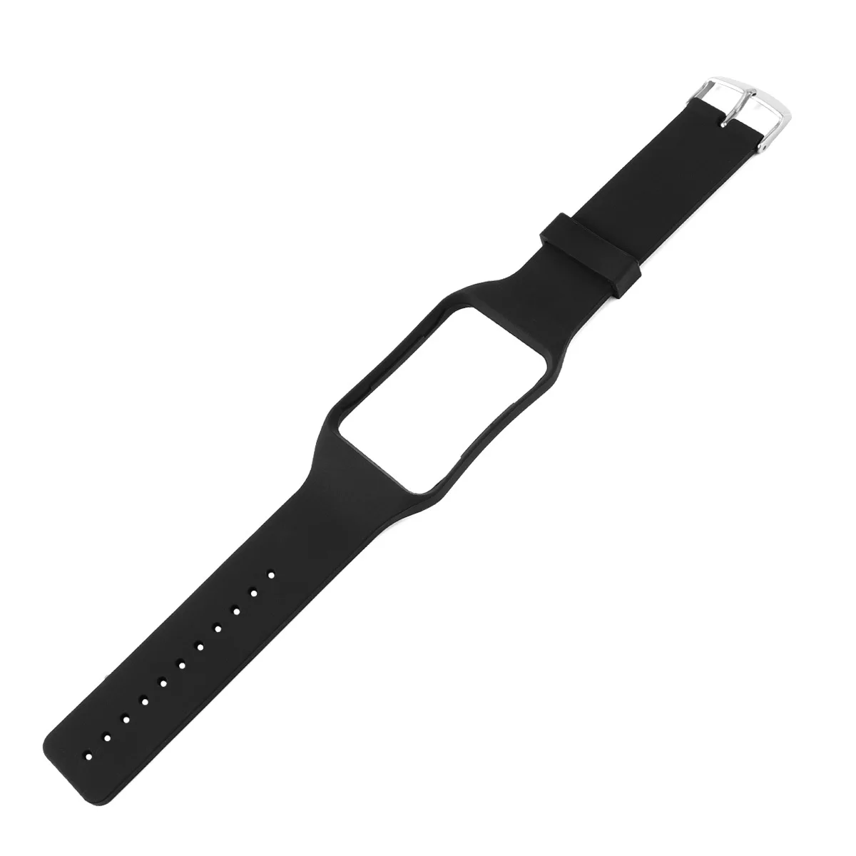 

Black Smart Watch Wrist Band Tpe Strap Compatible for Galaxy Gear S R750 Business Sports Daily Use Smart Watchband