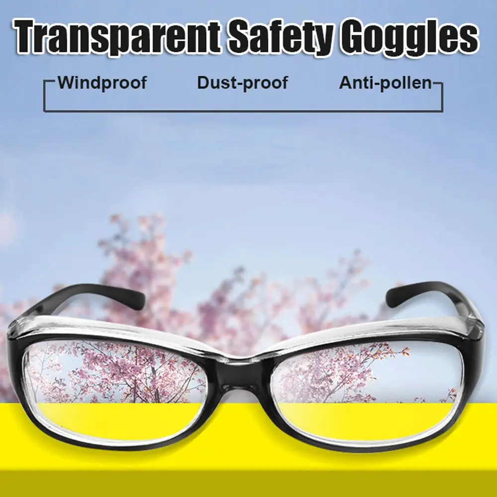 Wind-Proof Anti-pollen Anti-impact Outdoor Work Spectacles Riding Eye Protective Safety Goggles Protection Glasses Eyewear