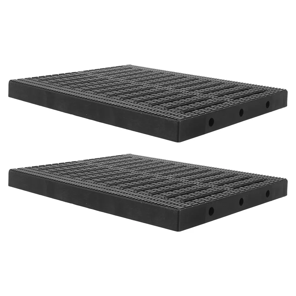 

2Pcs Sturdy Drainage Grate Plastic Trench Cover Replaceable Outdoor Sewer Cover City Trench Accessory Professional