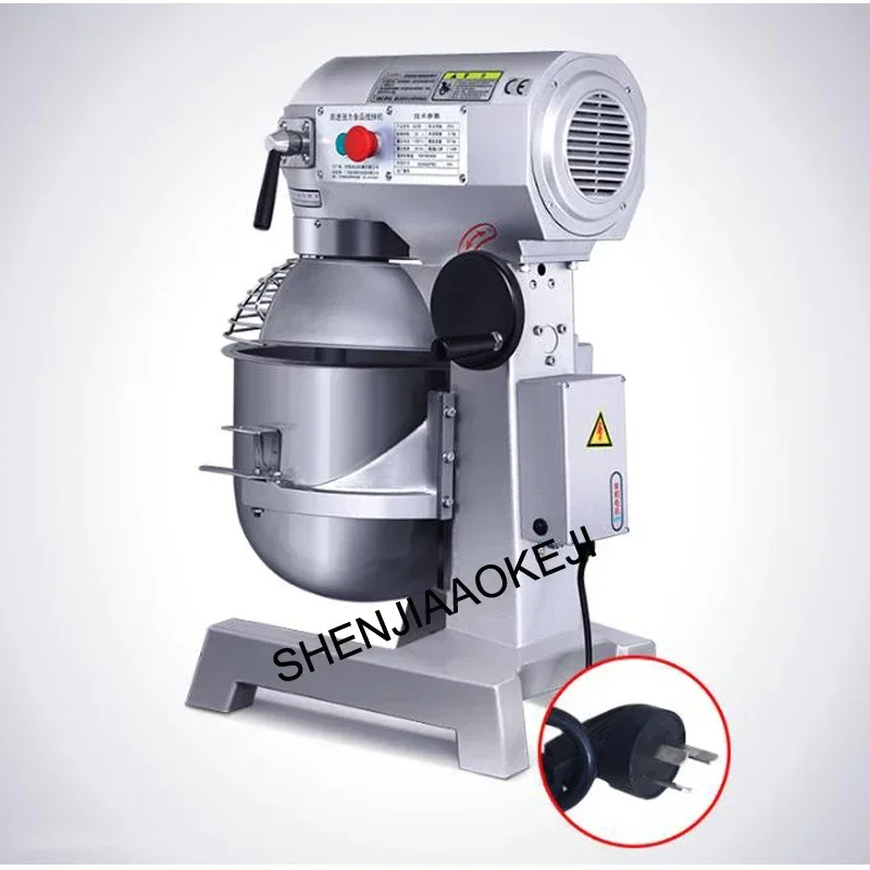 B20B 3kg Dough Mixer 20L Automatic electric Dough stirring machine Kneading egg beater 220V Food Mixers