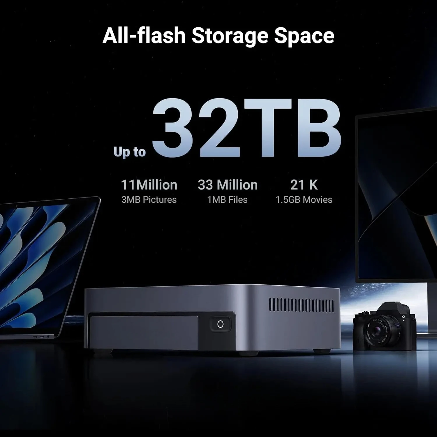 Applicable to TLF UGREEN NASync DXP480T Plus 4 Bay All Flash SSD NAS  i5 1235u 10Core CPU 8GB DDR5 RAM 128G SSD Network Attached