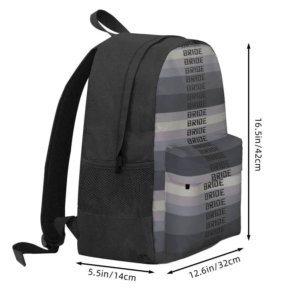 Bride Jdm Material Backpack Daypack Large Capacity Kids BookBag School Bag Shoulder Bags for Men Women