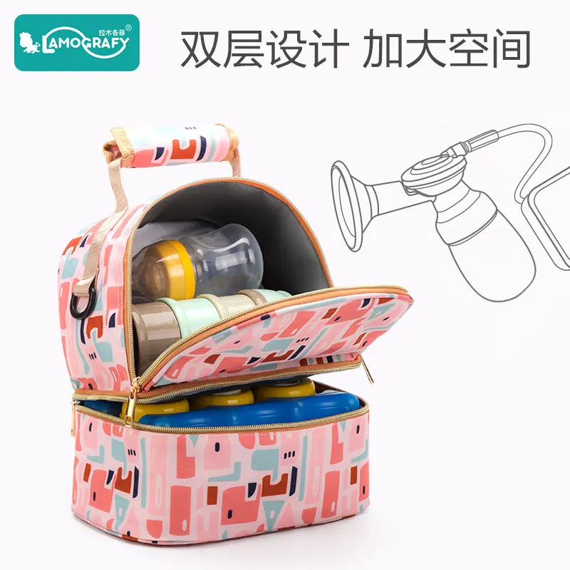 

Baby Milk Food Storage Thermal Bags Warmer with Feeding Bottle Thermal Keeps Drinks Cool Travel Backpack Mummy Diaper Backpack