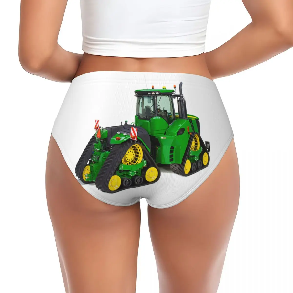 Custom Tractor Briefs Underwear Womens Breathable Stretch Panties