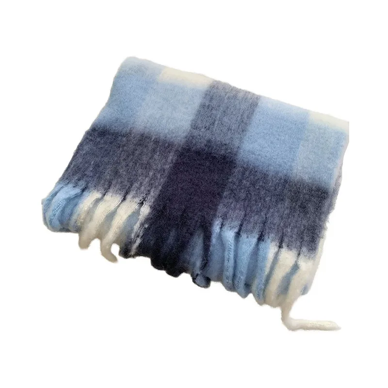 New Thick Cozy Loop Yarn Scarf for Women, Soft Extra Long Versatile Winter Warm Shawl Neck Wrap