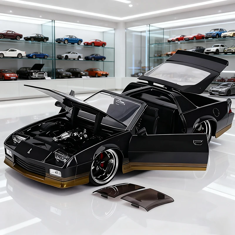 

JADA 1:24 Camaro 1985, легкосплавный автомобиль, литье под давлением и игрушечный транспорт, модель автомобиля, миниатюрная масштабная модель автомобиля для детей