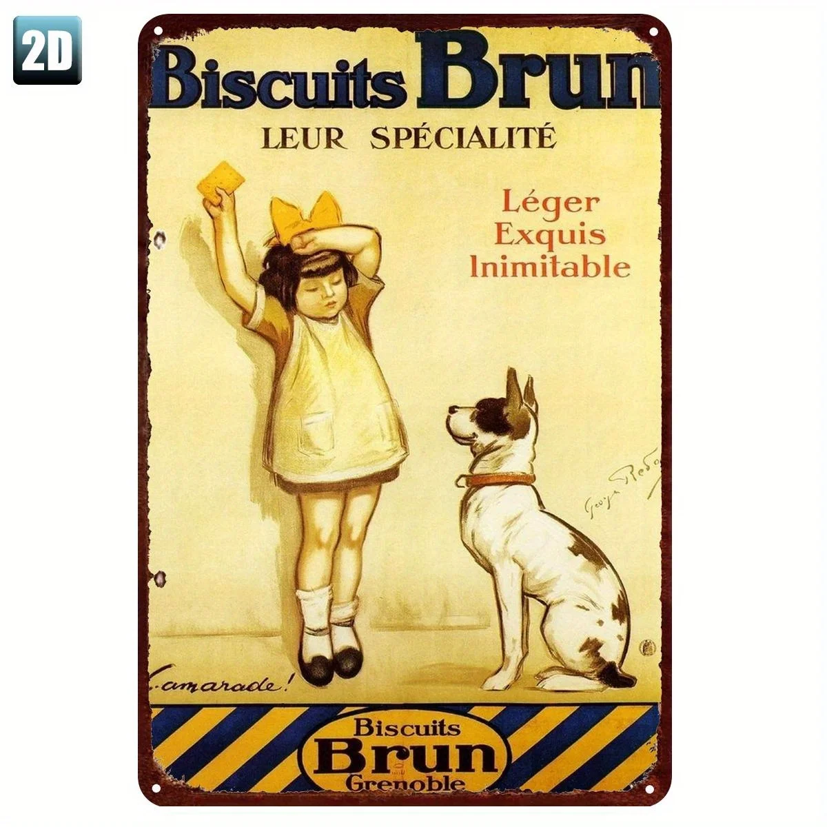 2D Plat, 1PièCe Vin… - image