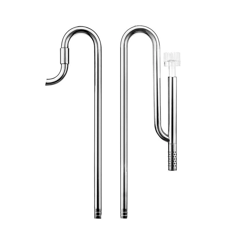 Mufan Stainless Steel Lily Pipe Aquarium Filter Inflow Outflow Fish Water Plant Tank Landscape Accessories ADA Style