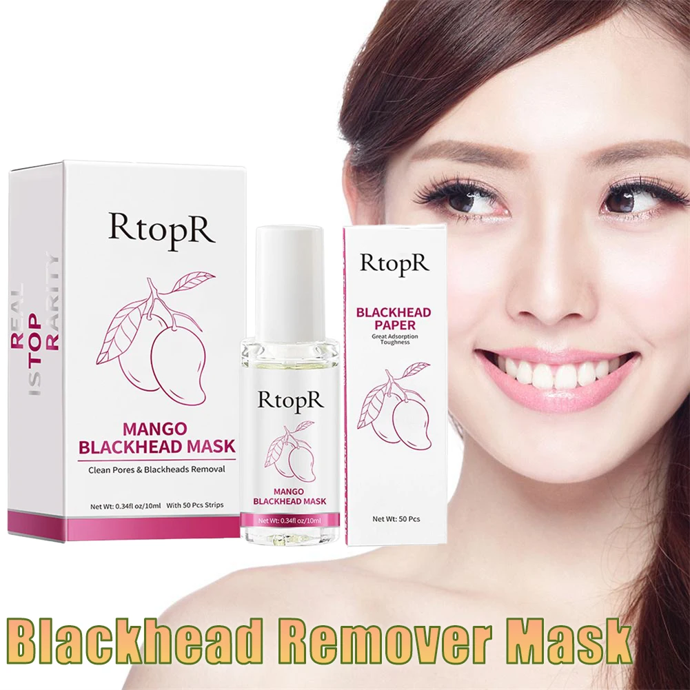 

10 мл манго-маска для носа, сужающая поры, очищающая жидкость, маска для удаления черных точек на носу, смягчает кутикулу, глубоко очищает поры, уход за кожей