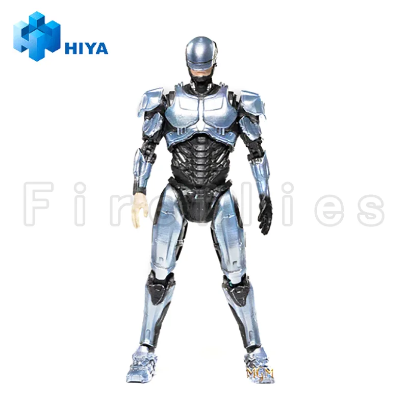 

1/18 HIYA 4inch Action Figure Exquisite Mini Series ROBOCOP 2014 ROBOCOP SILVER Anime Model Toy Free Shipping