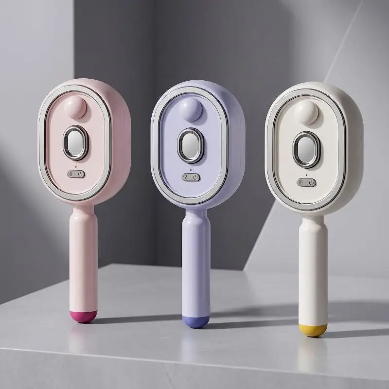 Vibration Scalp Massage Spray Comb Hair Oil Atomizer Brush Head Massager Hair Care Applicator