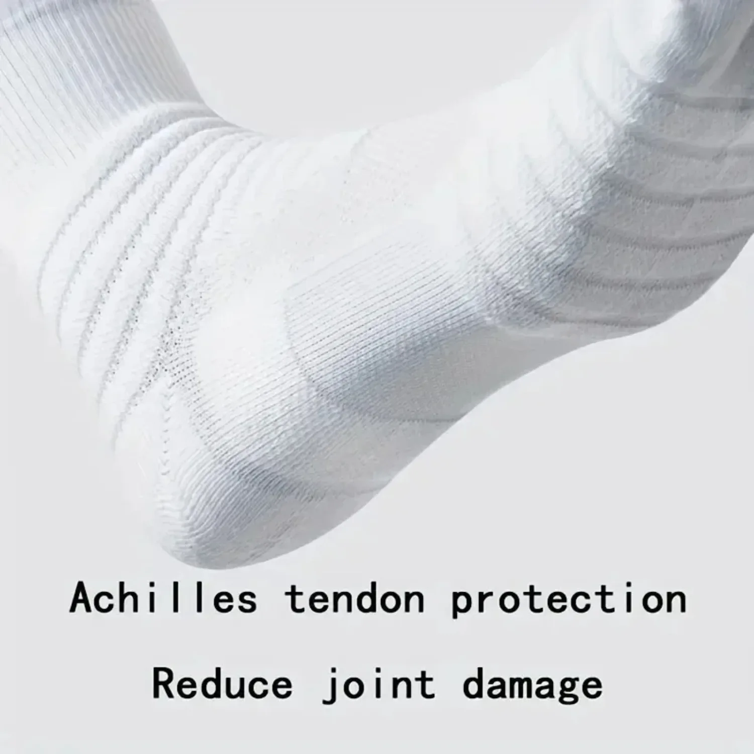 3 Paar Herren-Komfortsocken mit Polsterung für Sport und Outdoor-Aktivitäten – Detail 8