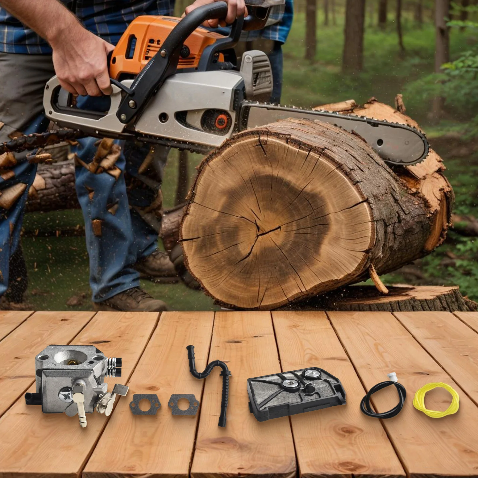 Maintenance Tasks As Shown Chainsaw Parts Carburetor Replacement Kit Carburetor Petrol Hose Improves Fuel Efficiency