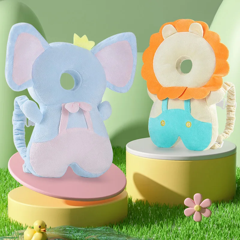 Защитная подушка для головы малыша 1-3 т, подушка для спины, предотвращающая травмы, ангел, пчела, мультяшные защитные подушки, защитный головной убор