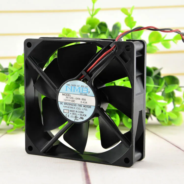 

NEW ORIGINAL 3610KL-04W-B50 12V 0.43A 9225 92x92x25mm COOLING FAN RADIATOR