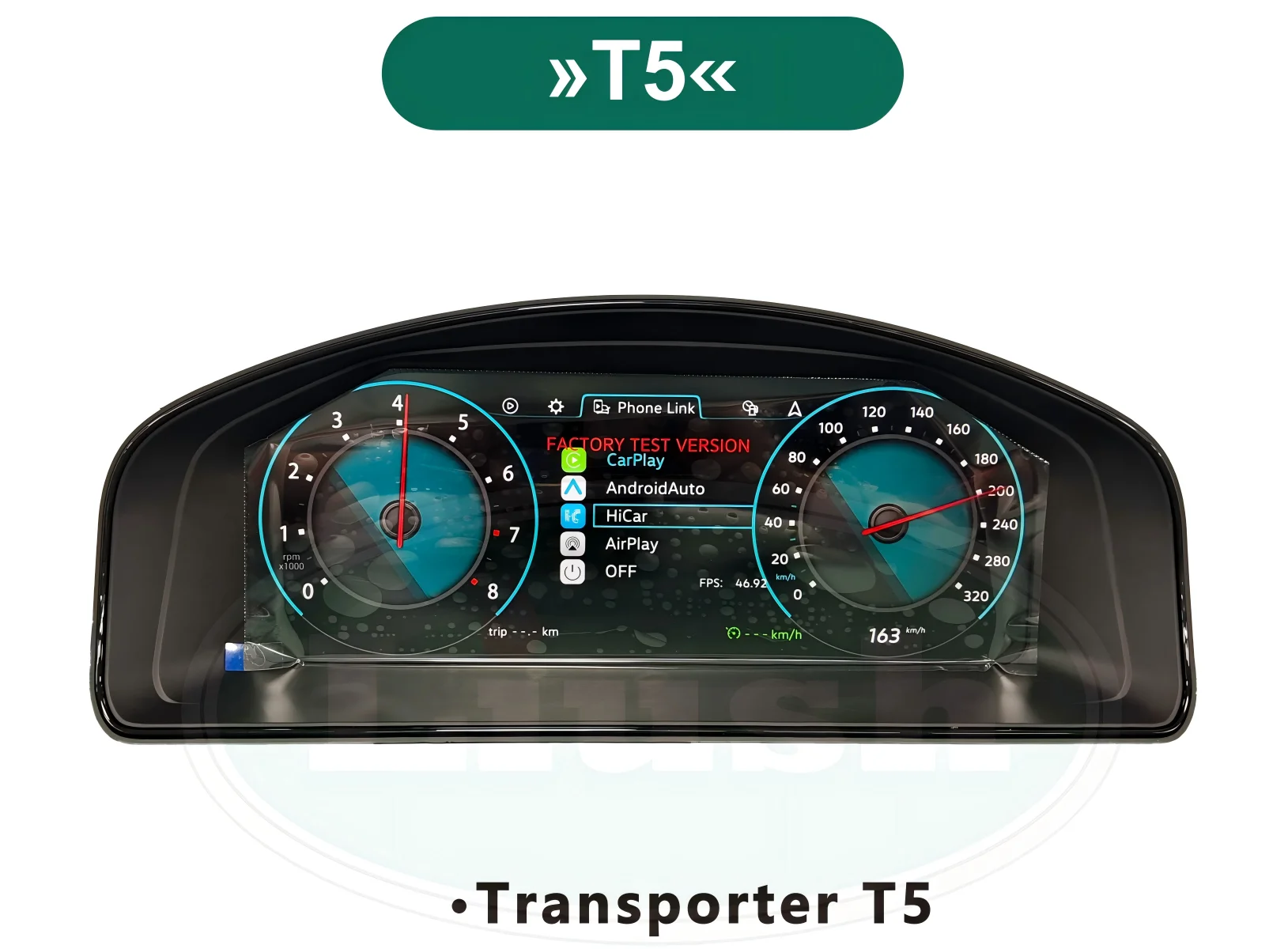 Quality Dashboard Player For VW Transporter T5/T6 LCD Digital Cluster Instrument Speedometer For Volkswagen Caravelle Multivan