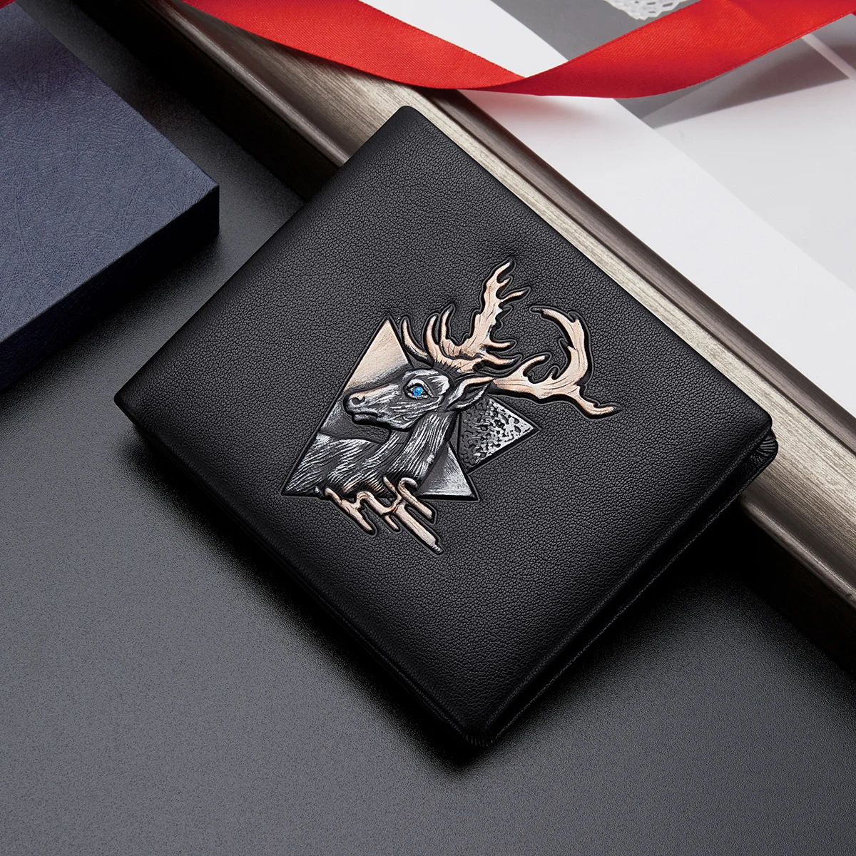 BISON DENIM 100% prawdziwej skóry portfel rocznika projektant posiadacz karty marki luksusowa ze skóry bydlęcej torebka portfel najlepszy prezent dla mężczyzn kobiet