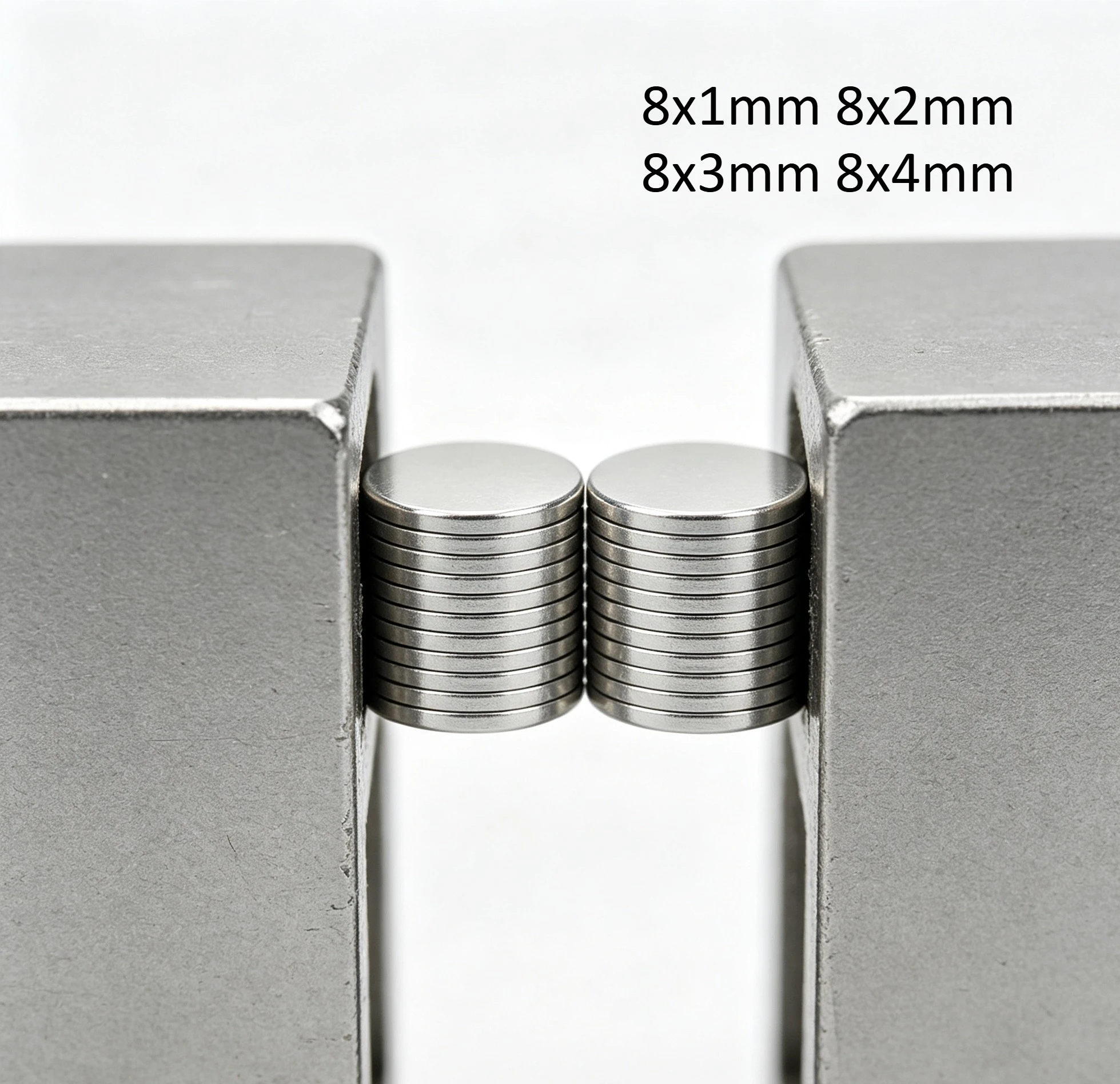 8x1mm 8x2mm 8x3mm 8x4mm Round Neodymium Magnets Strong Permanent NdFeB Magnets For Fridge DIY Craft Education