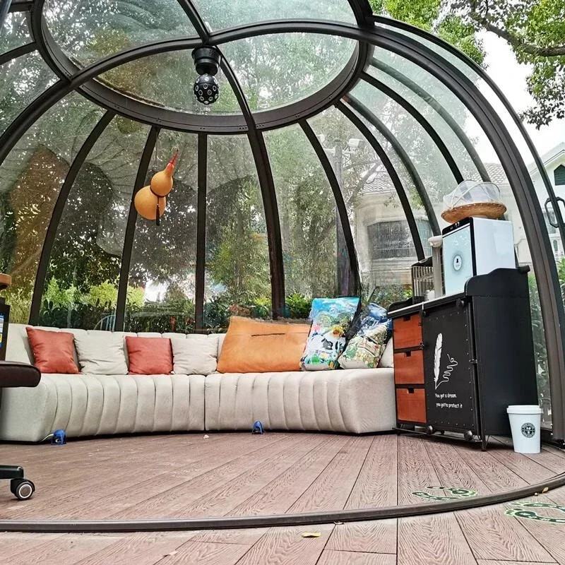 China factory customized outdoor double glazed aluminium Garden sun room