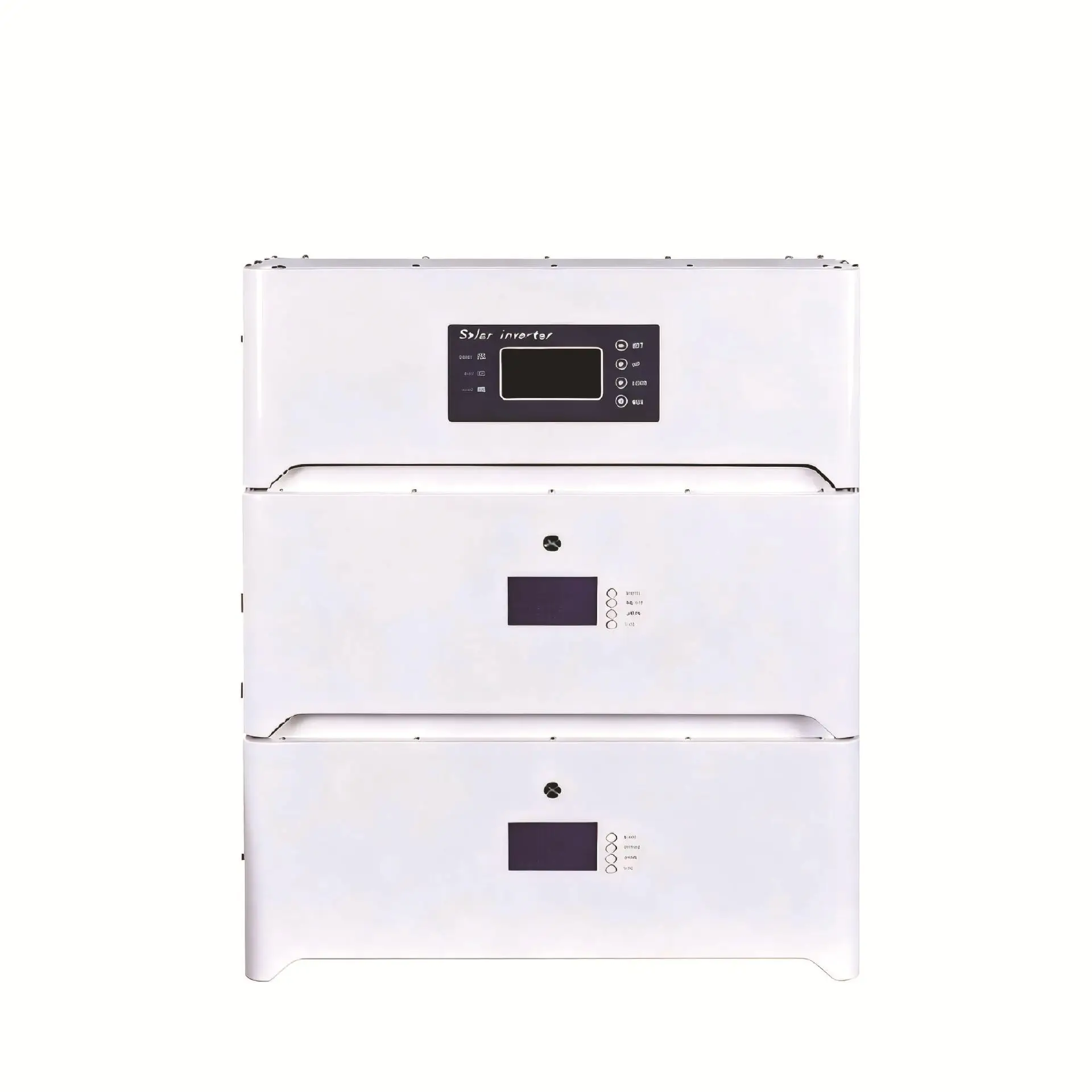 10KWH 20KWH 51.2V Home Solar Battery Energy Storage System Stackable Lithium Ion Hybrid Inverter Grid CAN Communication IP54