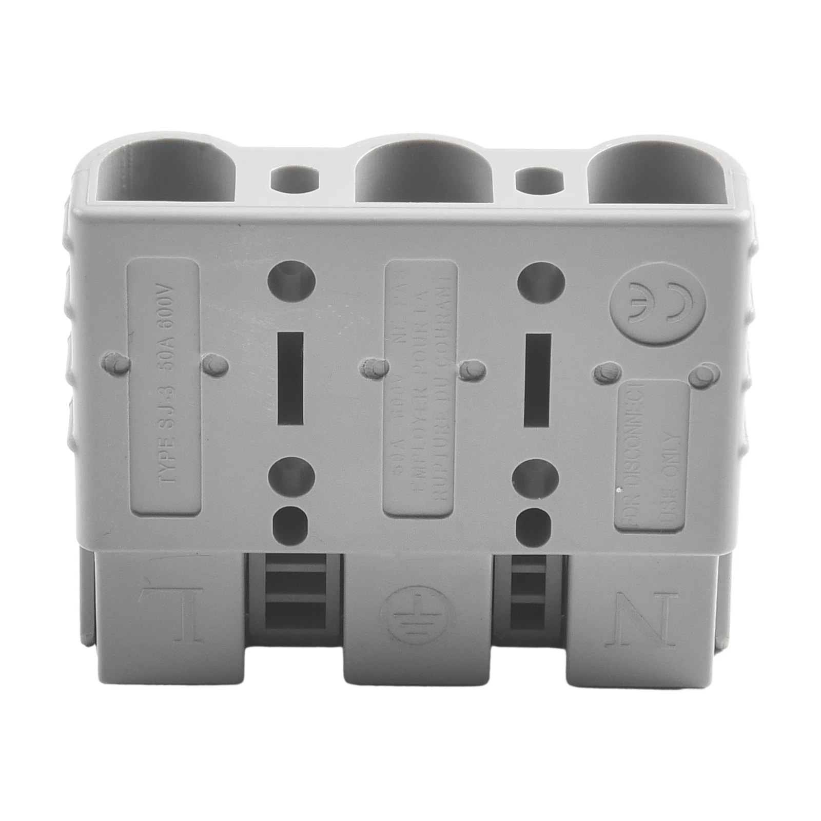 50A 3-Pin Electrical Interface for DC/DC Converter Inputs Outputs and For Charger Output Circuits with PC Body Construction