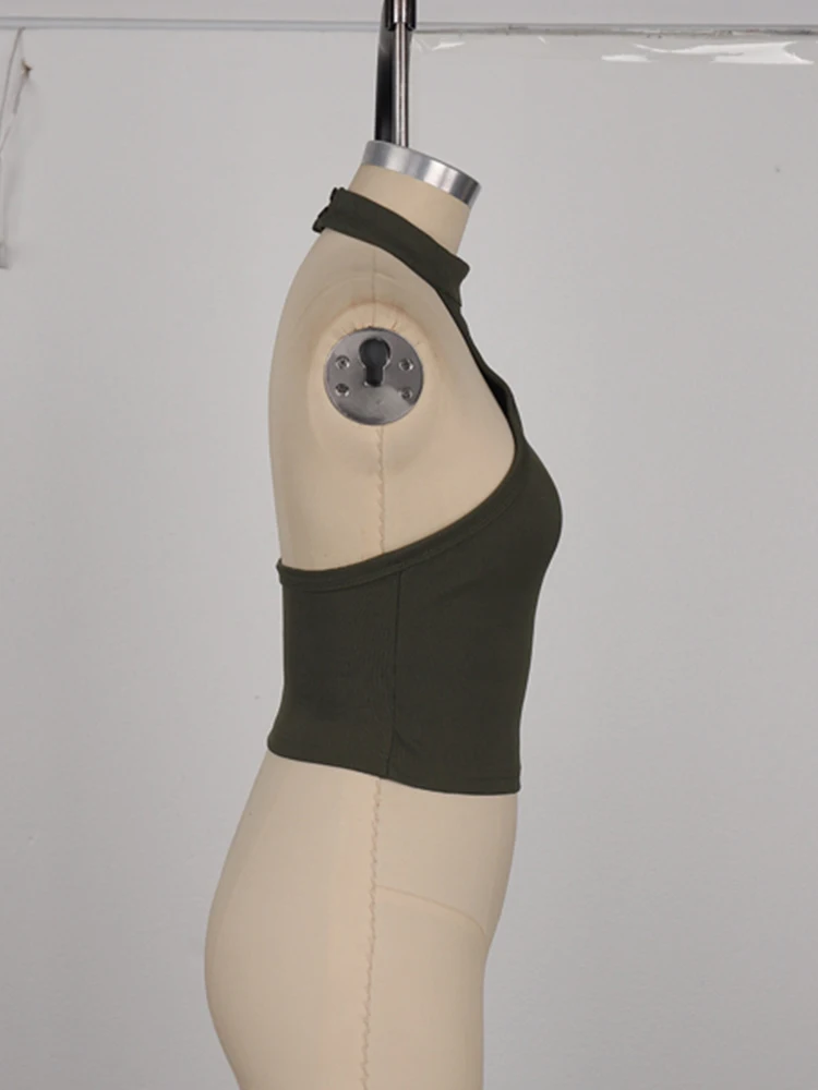 2026 Sommer Neuerscheinung: Europäischer & Amerikanischer Y2K-Style Sexy Rückenfreier Neckholder Ärmelloses Strick-Tanktop für Damen – Modisch – Detail 20