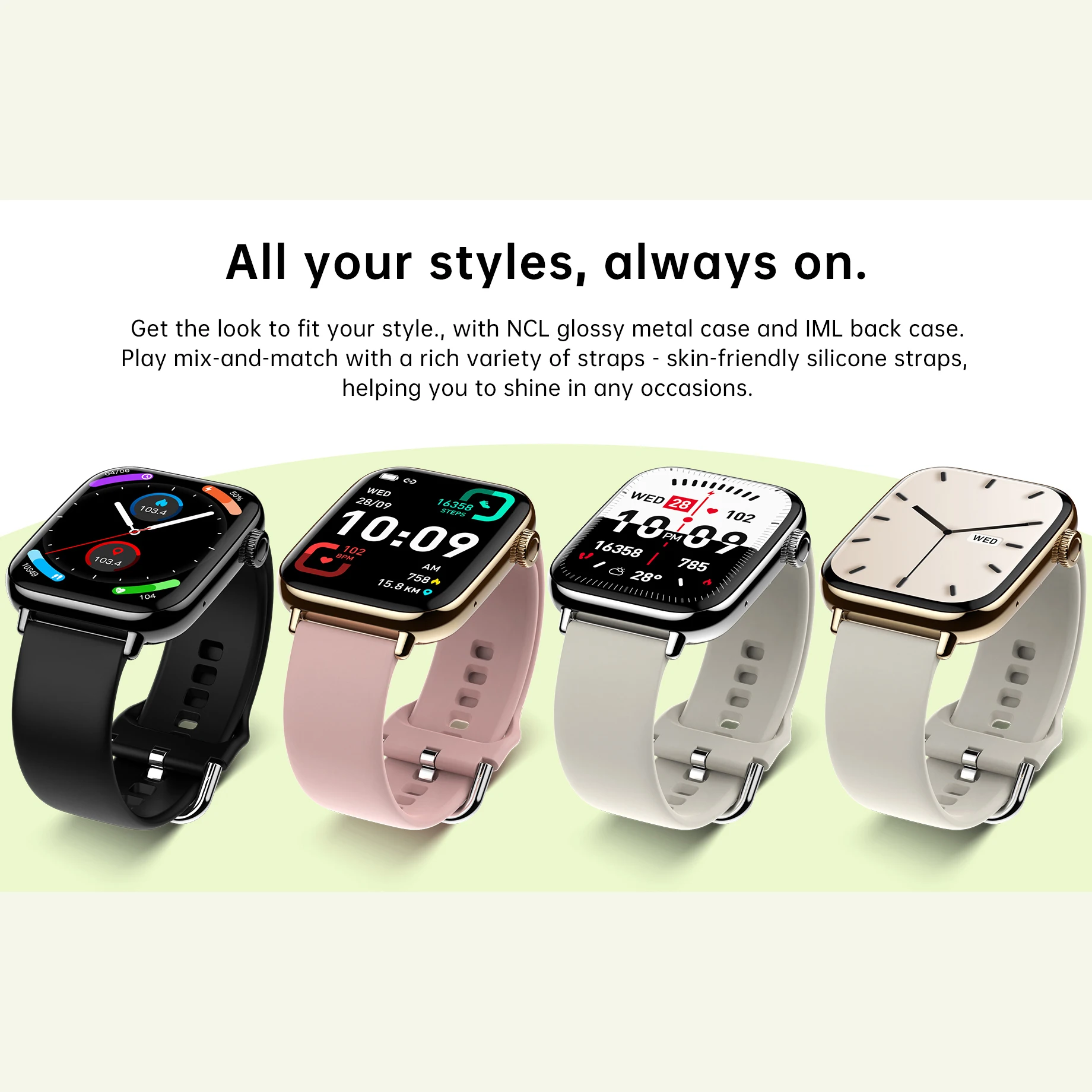 Smart Watch for Men Women 1.91\