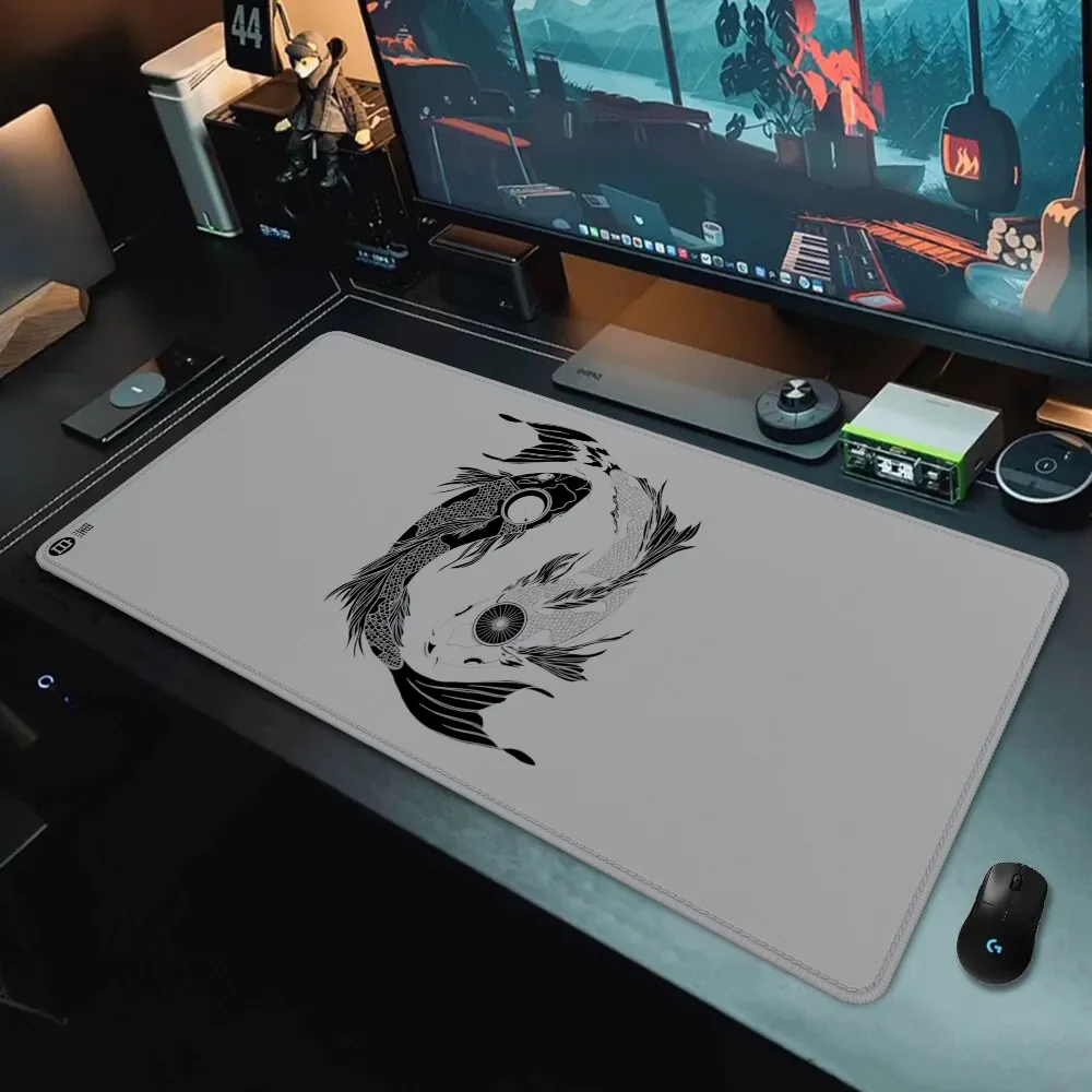 Pc Gaming Accessories Yinyang Desk Mat Mouse Pad Computer Table Mousepad Gamer 900x400 Large Mats Office Xxl Mause Pads Setup