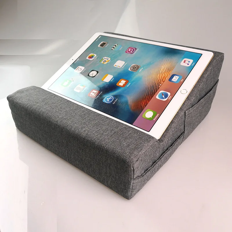 1pc reading cushion, with pillow core, portable reading stand, bed pillow, tablet stand, notebook stand, without computer