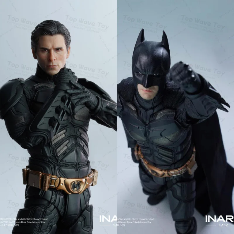 2026 IN STOCK INART 1/12 The Dark Knight Rises Batman Figure Hg M0001 Delux Standard Ver Empty Helmet Accessories Figure Model view 2